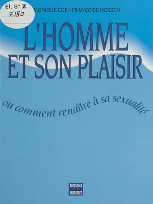 cover image of L'homme et son plaisir